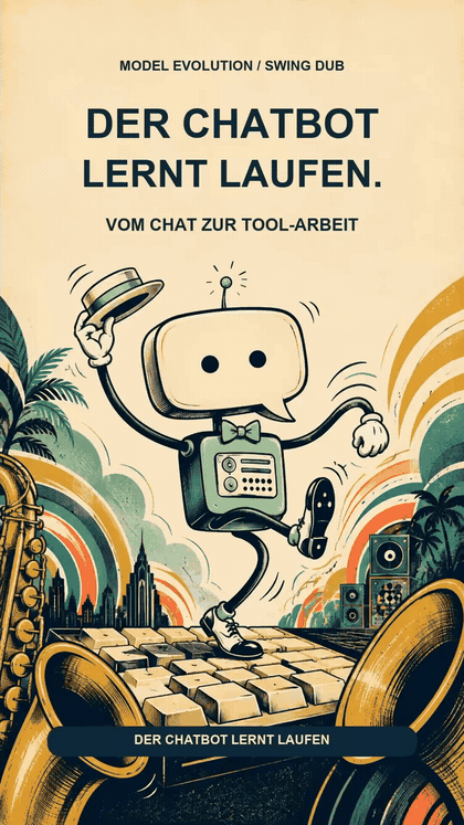 Der Chatbot bekommt Beine: Einstieg aus dem fertigen Reel.