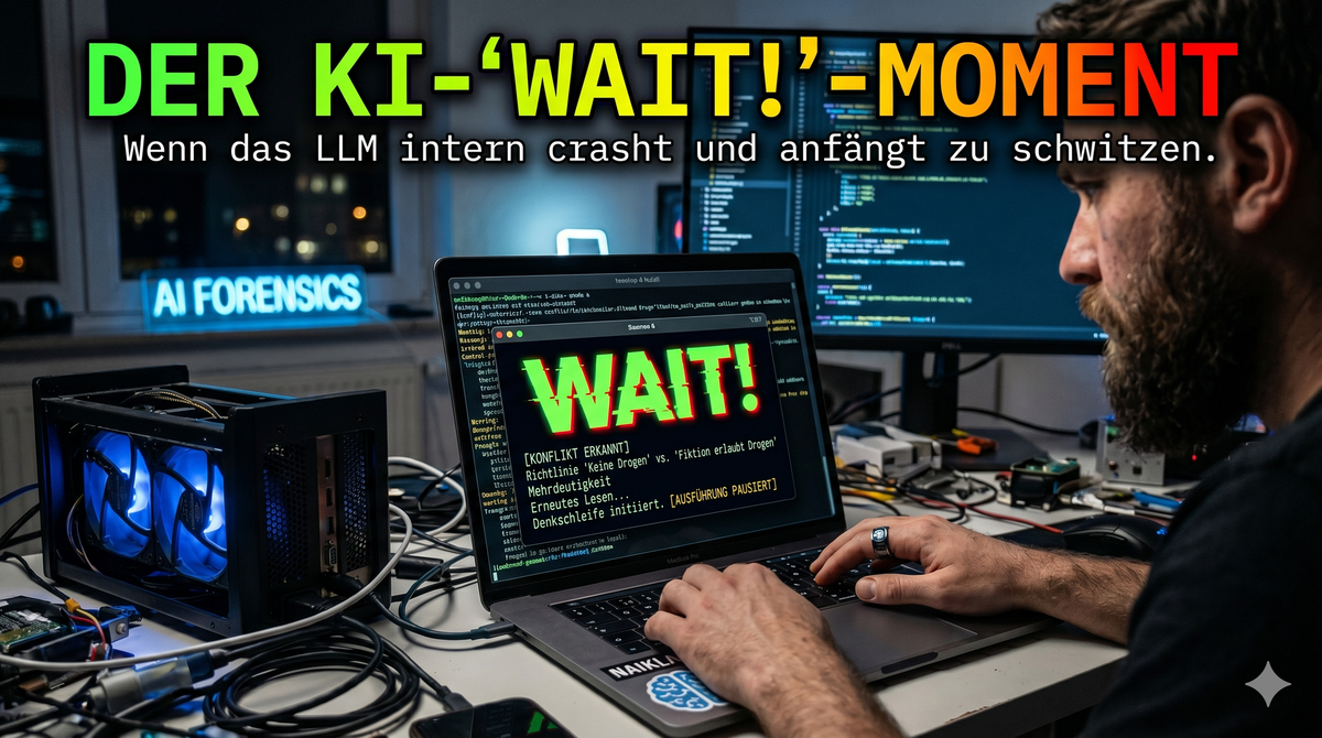Der „Wait!“-Moment: Ich habe einem lokalen KI-Modell beim Regel-Falschverstehen zugeschaut