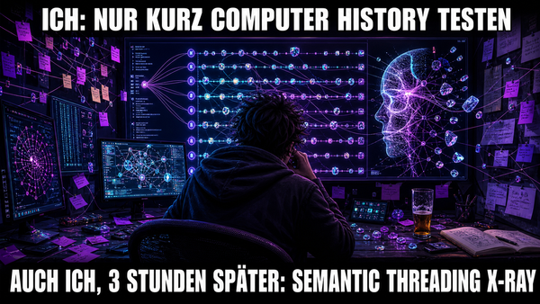 Mein Mac erinnert sich an alle Aktivitäten – das schaue ich mir ganz genau an... 🧠🔪