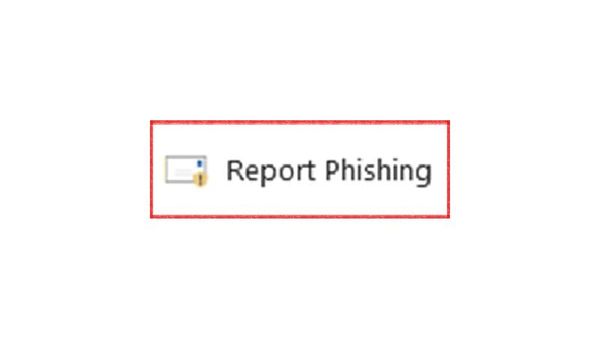 A picture of the button used to report phishing