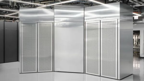 A large computer with superb chrome finish that looks futuristic