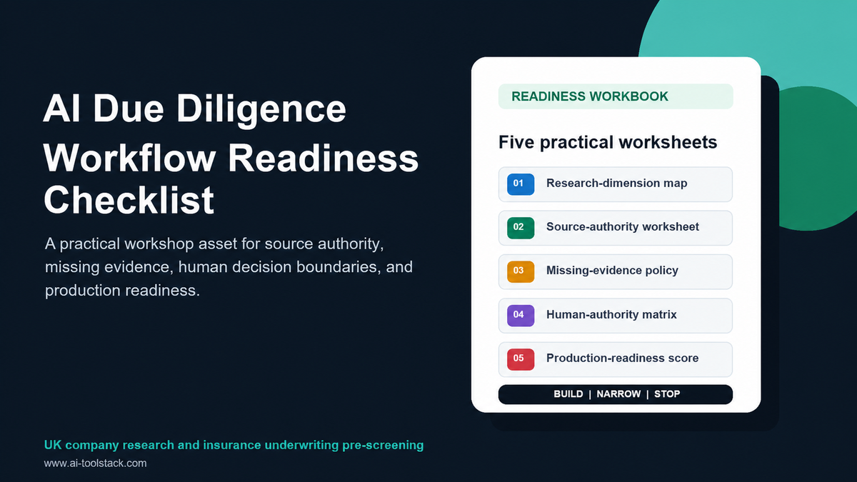 Your AI Due Diligence Readiness Checklist