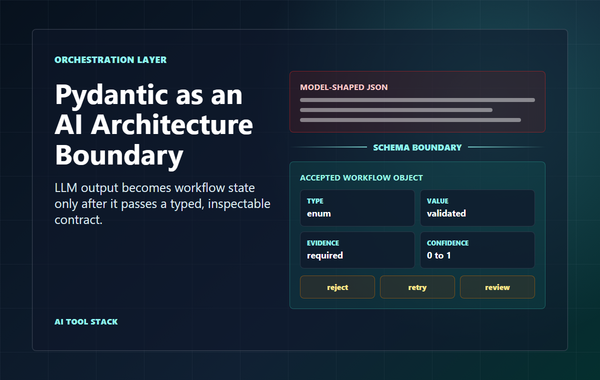 Pydantic as an AI Architecture Boundary