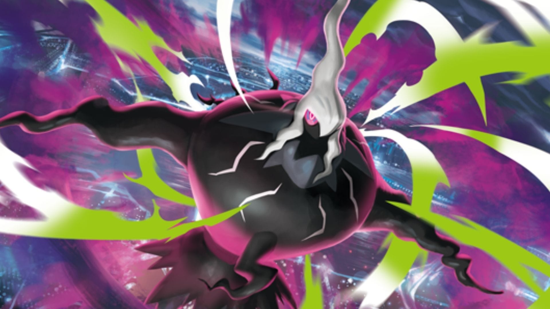 Mega Darkrai ex for the Pokémon Pitch Black set