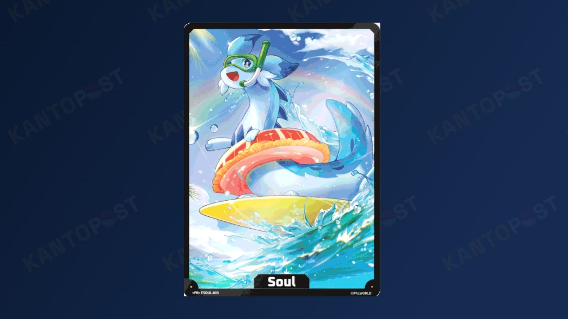 Palworld TCG Foiled Chillet Soul promo card