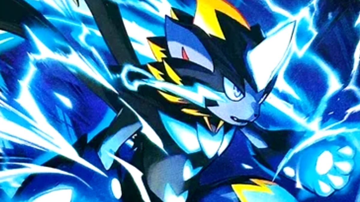 Mega Zeraora ex Pokémon card from Pokémon Pitch Black expansion