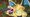 A close up image of the artwork of Charizard from the Shadowless Charizard Pokemon card