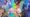 A sleeping mew surrounded by other Pokémon in the Crown Zenith Mew GG10 Pokémon card