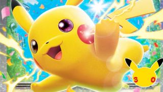 The day version of the Pikachu ex Pokémon card from Pokémon 30th Celebration