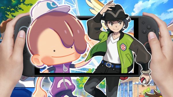 Pokemon Pokopia Ditto character and a trainer from Pokemon Legends Z-A inside a Switch 2