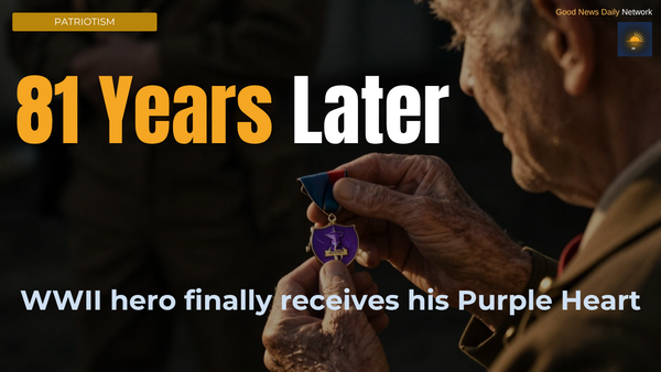 81 Years Later, He Finally Got His Purple Heart