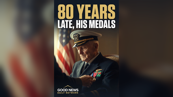 80 Years Late, He Got His Medals