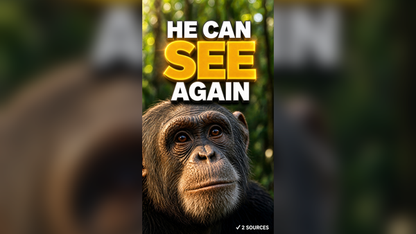 HE CAN SEE AGAIN