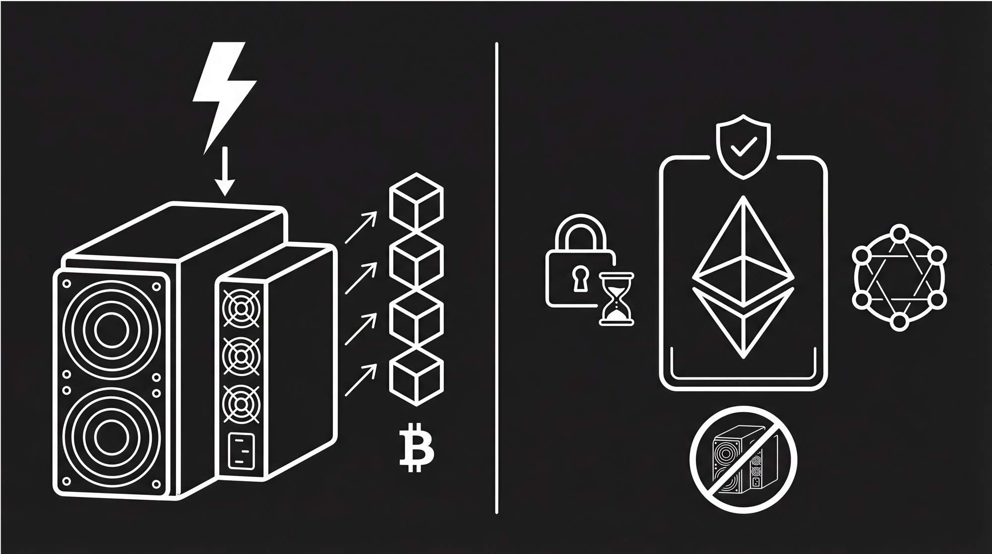 Ethereum vs Bitcoin: Why You Can Only Mine One