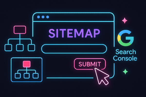 Submitting a website XML sitemap to Google Search Console to speed up indexing