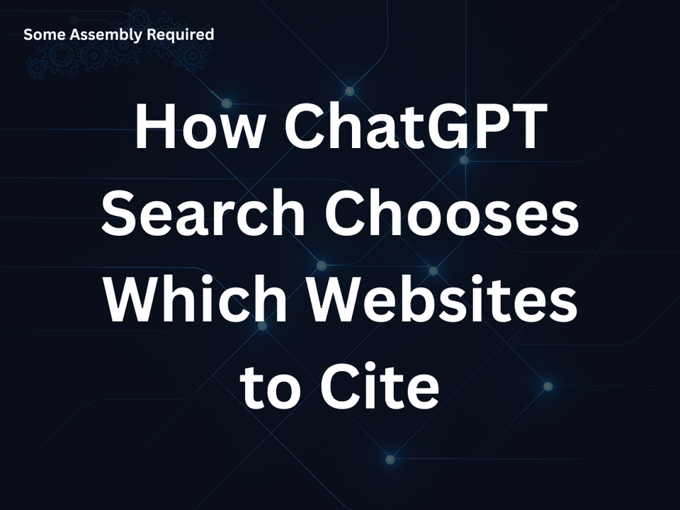 How ChatGPT Search Chooses Which Websites to Cite