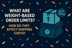 What are weight-based order limits and why do they matter for shipping costs?
