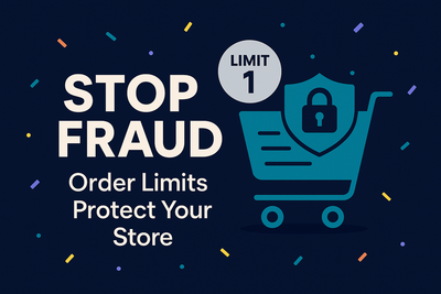 How order limits can help combat fraud in your Shopify store