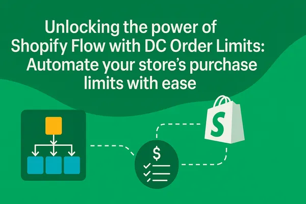 Unlocking the power of Shopify Flow with DC Order Limits: Automate your store’s order limits with ease