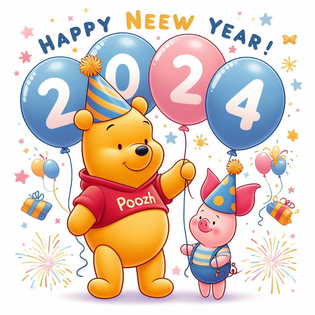 Happy New Year Sticker pack for kids