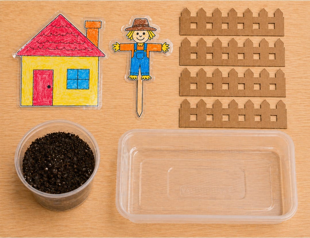 Kids School Project: Easy Mini Garden Box Craft
