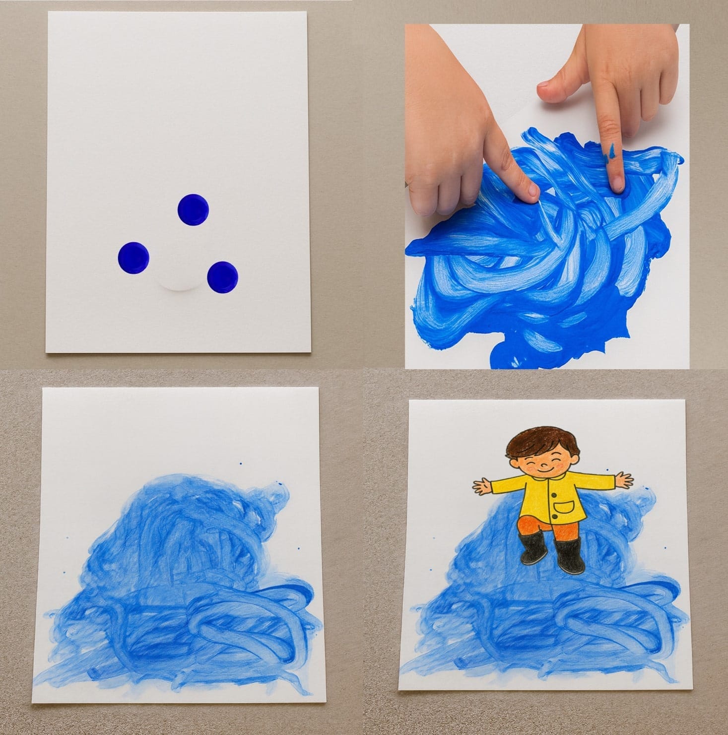 Free Rainy Day Kids Craft: Jump into the Puddle!