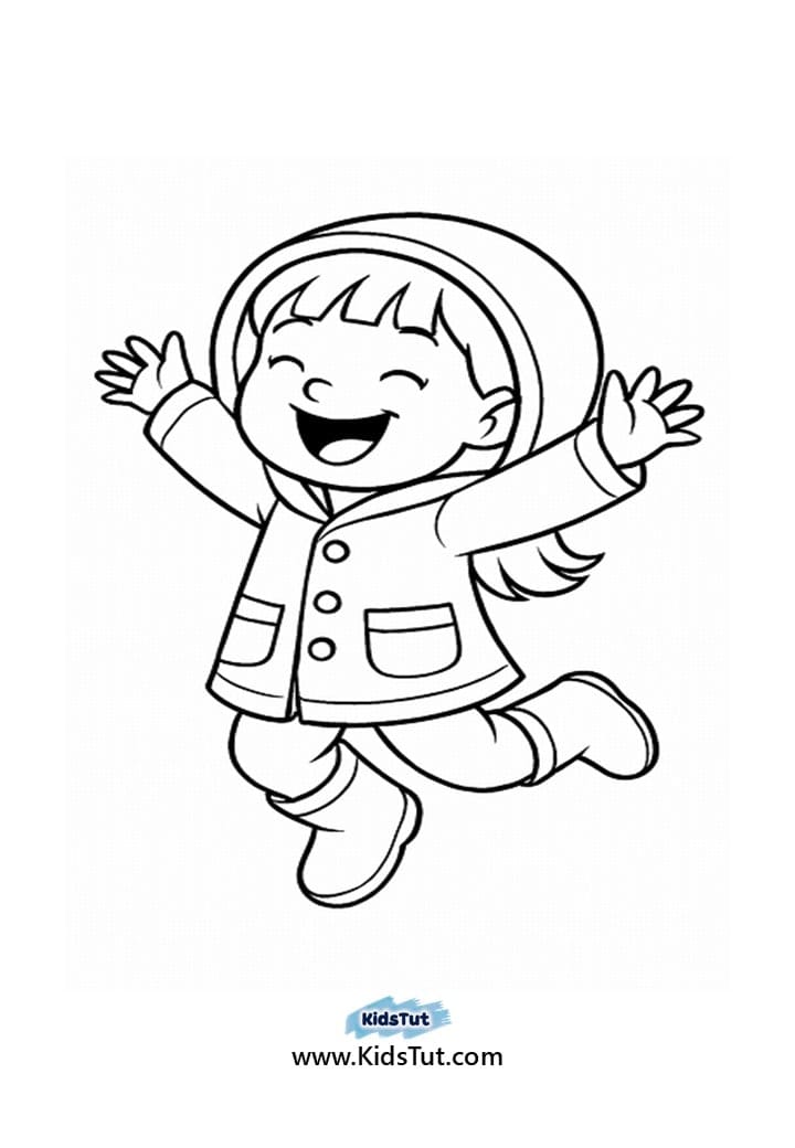 Free Rainy Day Kids Craft: Jump into the Puddle!