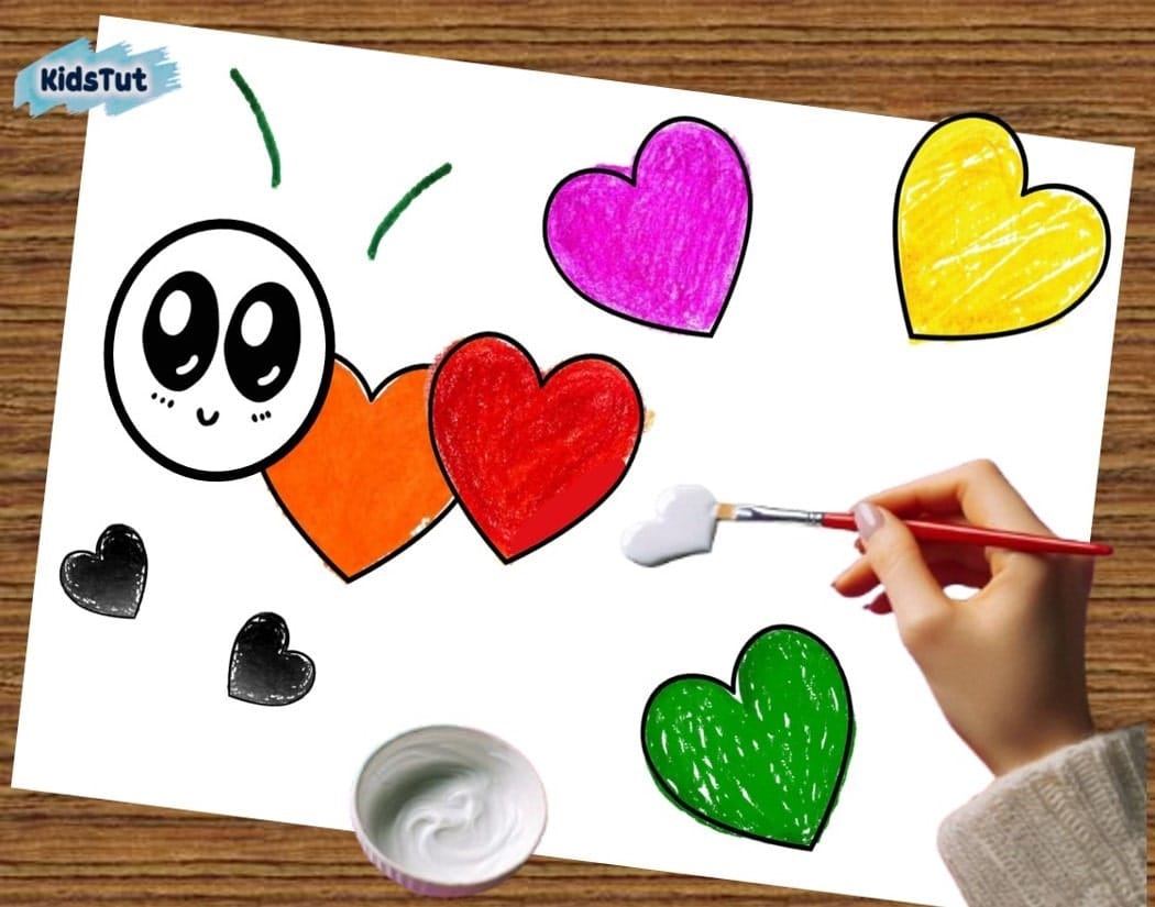 Easy Valentine Craft for Kids: Cute Caterpillar