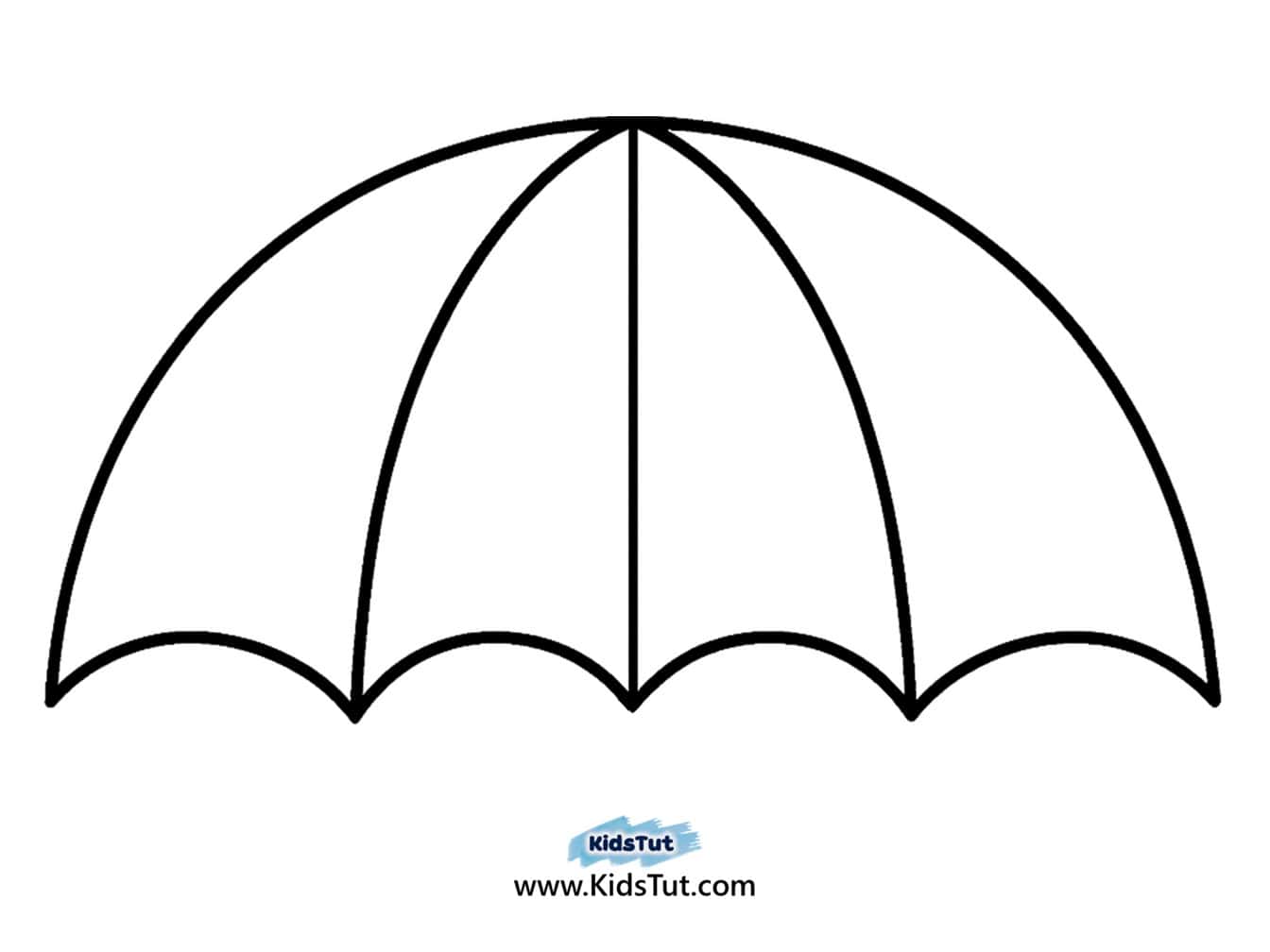 Easy Fall Classroom Garland Craft: Cute Umbrella