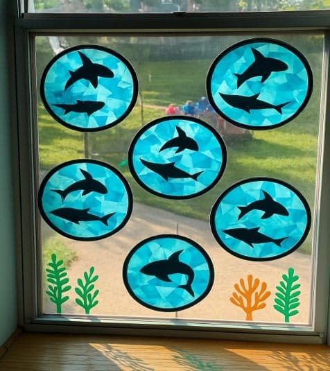 Shark Crafts for Kids: Easy and Fun Window Art