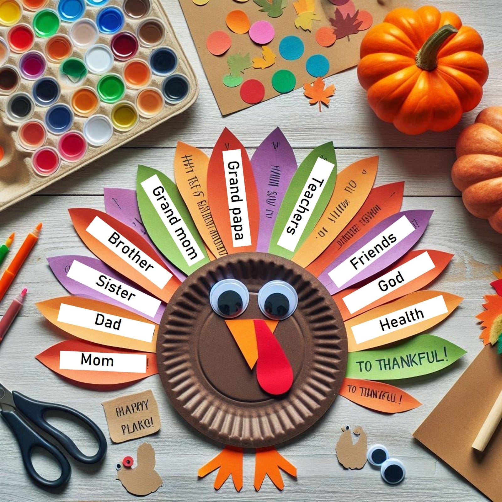 Easy Thanksgiving Crafts for Kids
