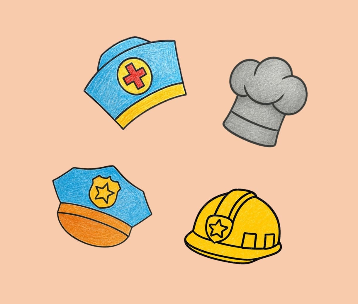 Easy Labor Day Crafts for Kids: Helpers Hat Fun
