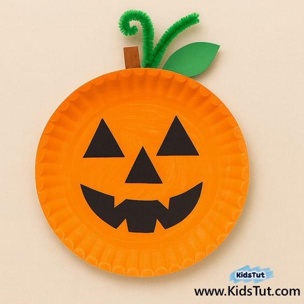 Fun and Easy Halloween Paper Plate carfts for kids