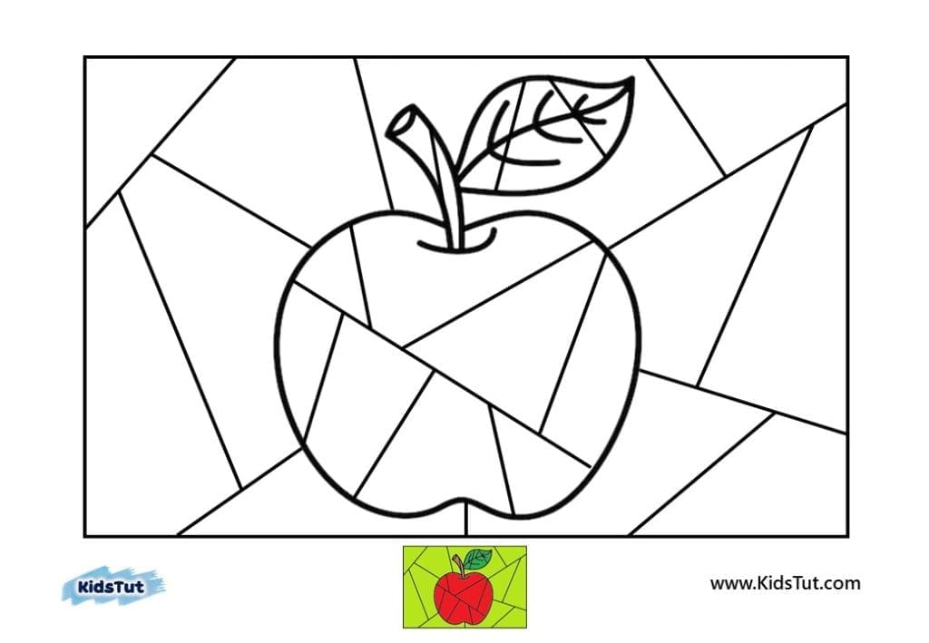 Amazing Picture puzzle coloring pages for kids