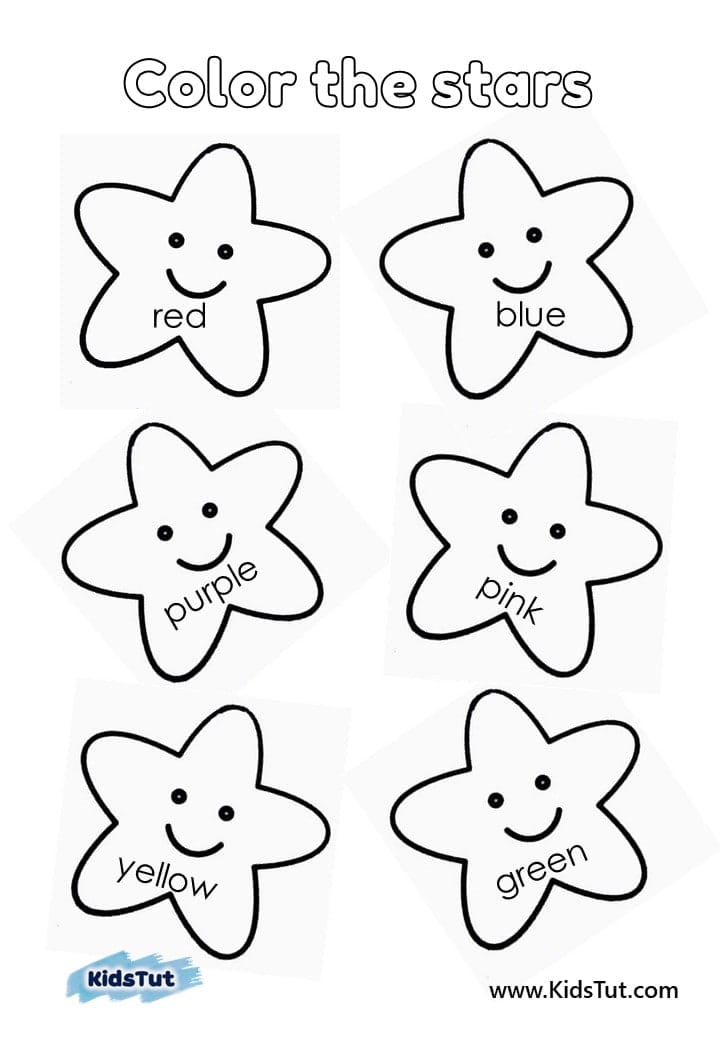 Fun and Easy Learning colors worksheets for kids