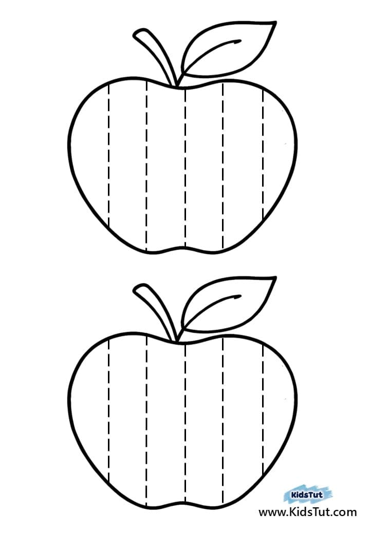 Simple Fall Cutting and Tracing Crafts for Kids
