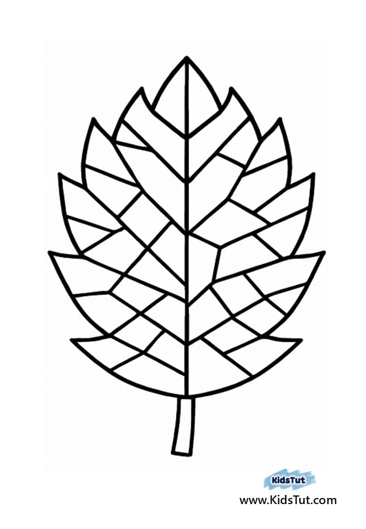 Free Fall Leaves Coloring Pages for Kids to Enjoy