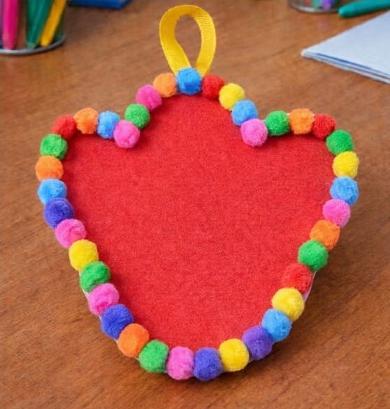 Easy and Fun Pom‑Pom Hanging Crafts for Kids