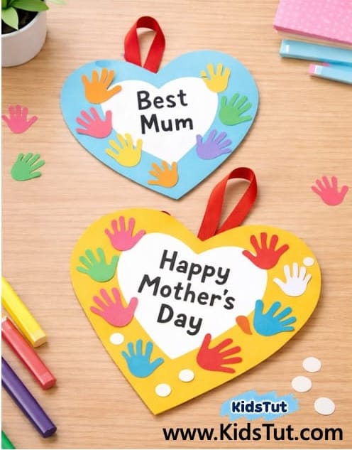 Easy DIY Mother’s Day Heart Craft for Kids