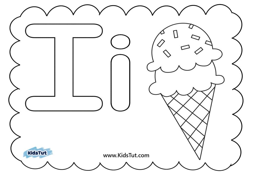 Alphabet coloring book for kids