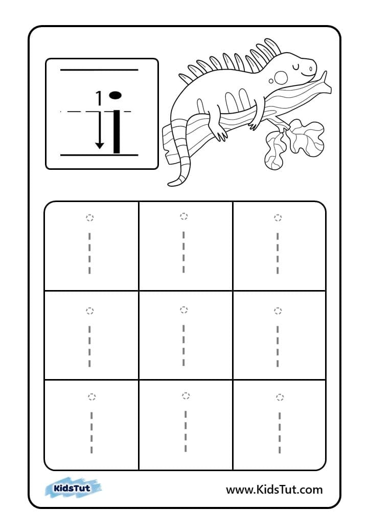 Letter tracing worksheets for kids