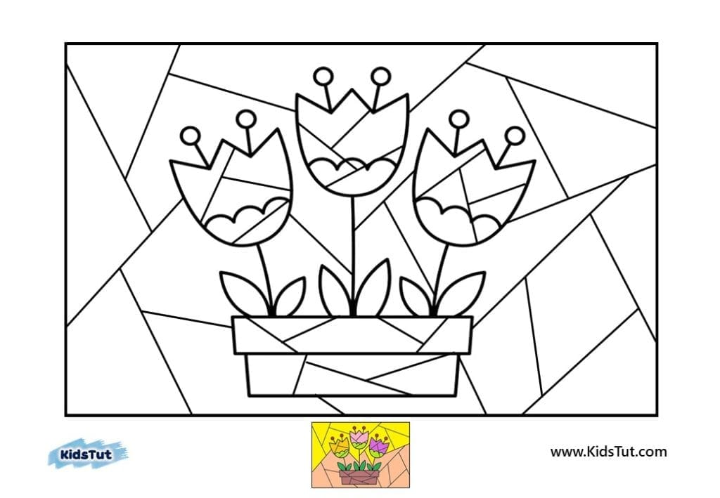 Amazing Picture puzzle coloring pages for kids