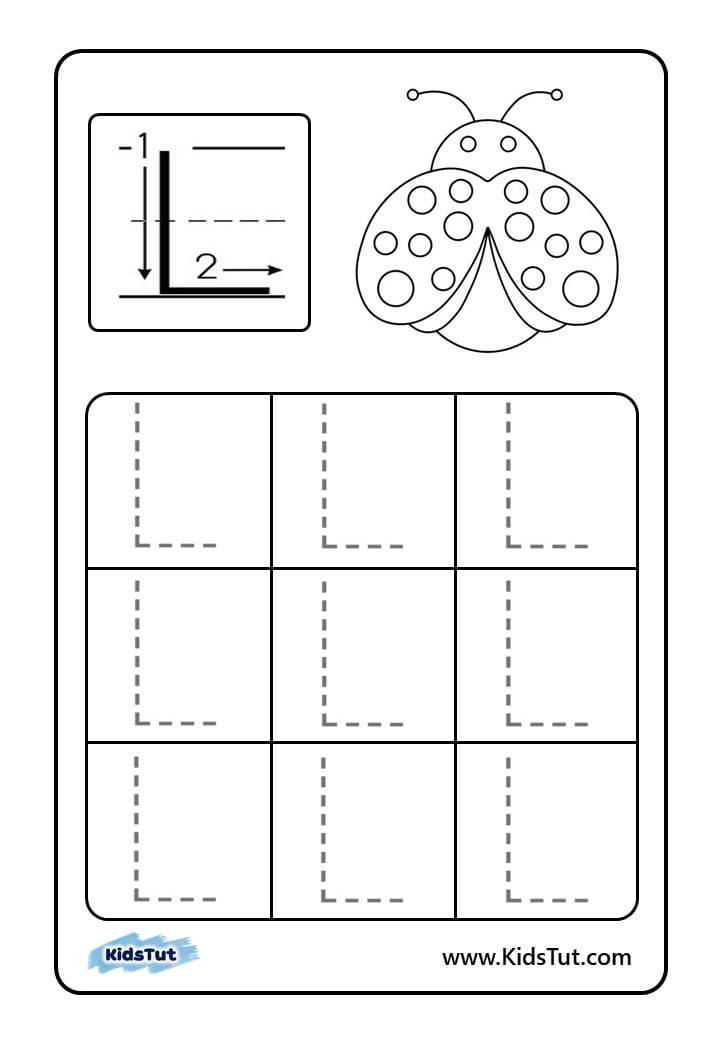 Letter Tracing Worksheets for kids