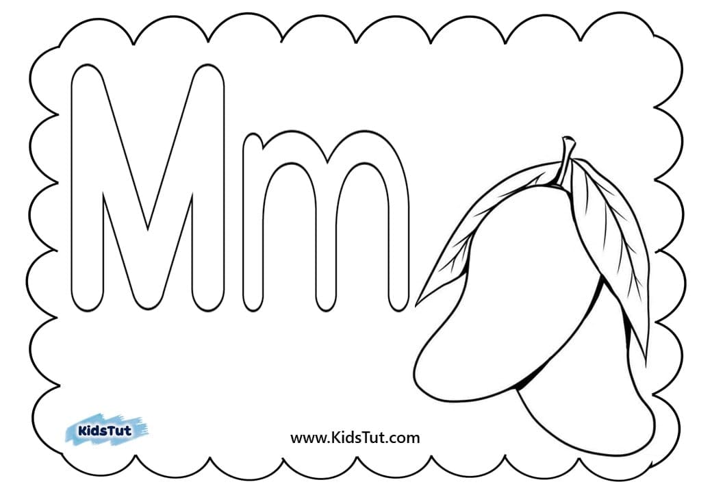 Alphabet coloring book for kids
