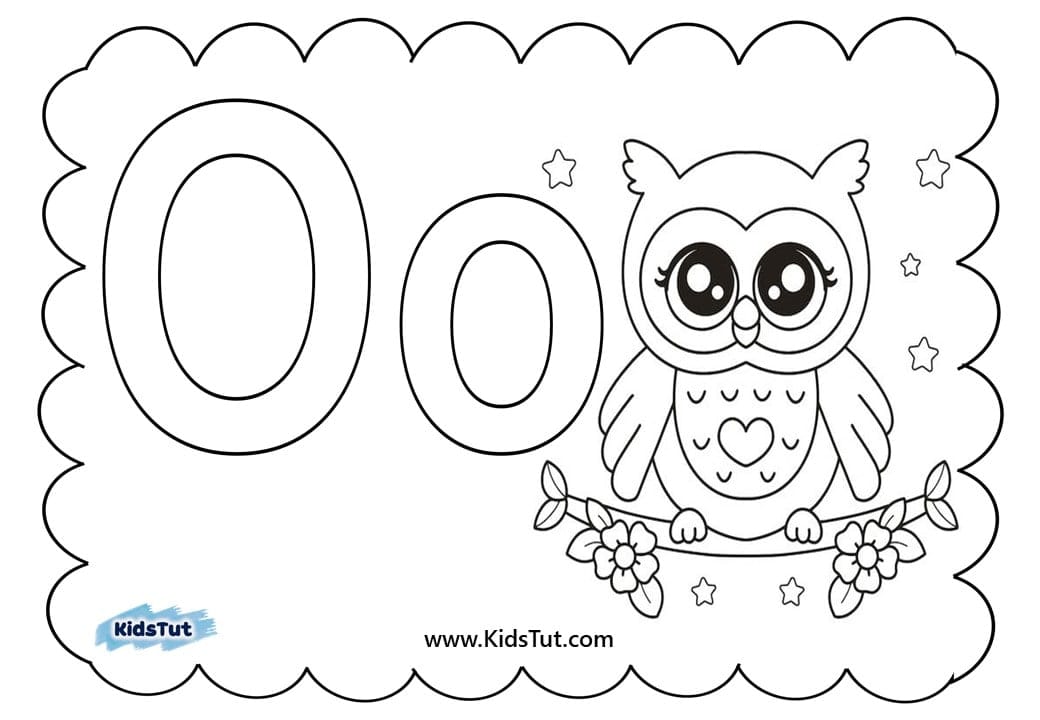 Alphabet coloring book for kids
