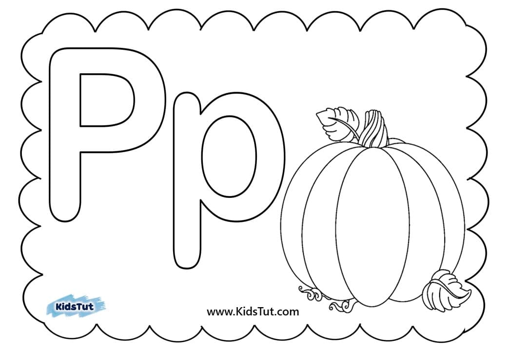 Alphabet coloring book for kids