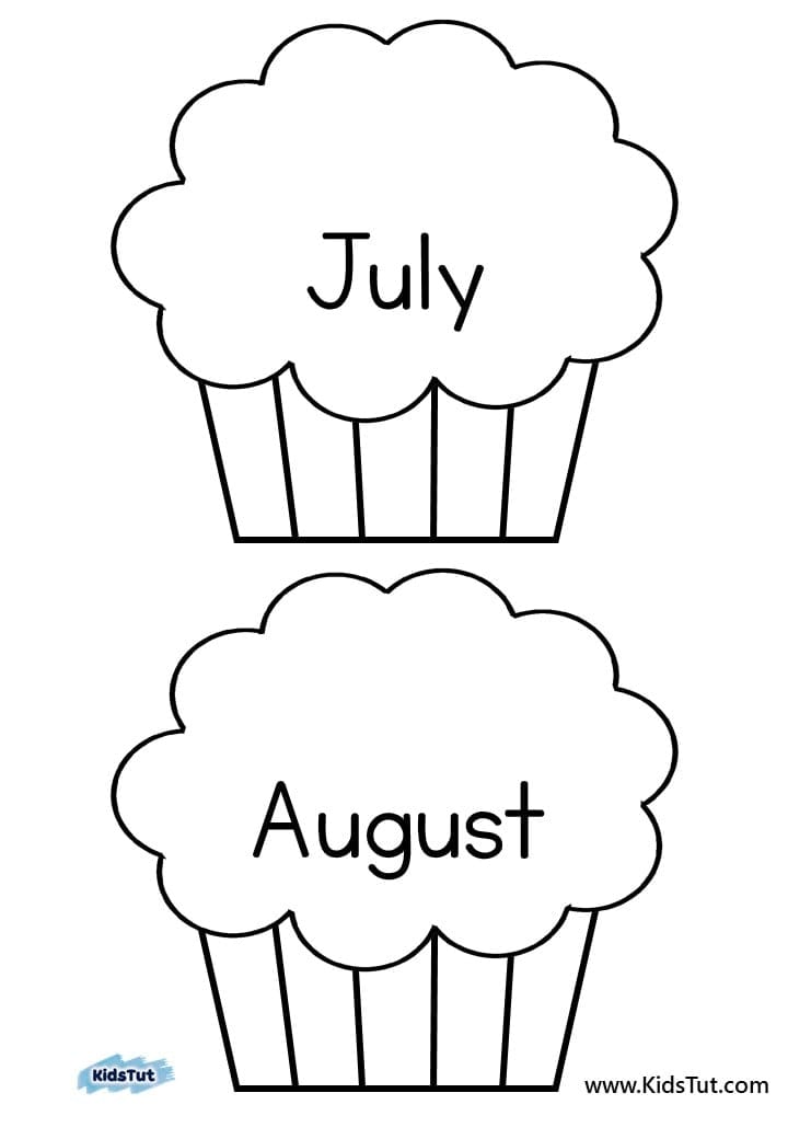 Easy Classroom Birthday Chart: Cupcake Theme