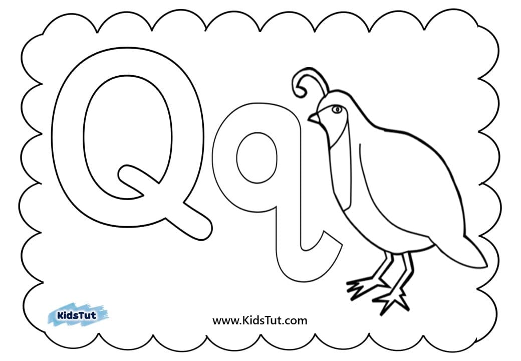 Alphabet coloring book for kids