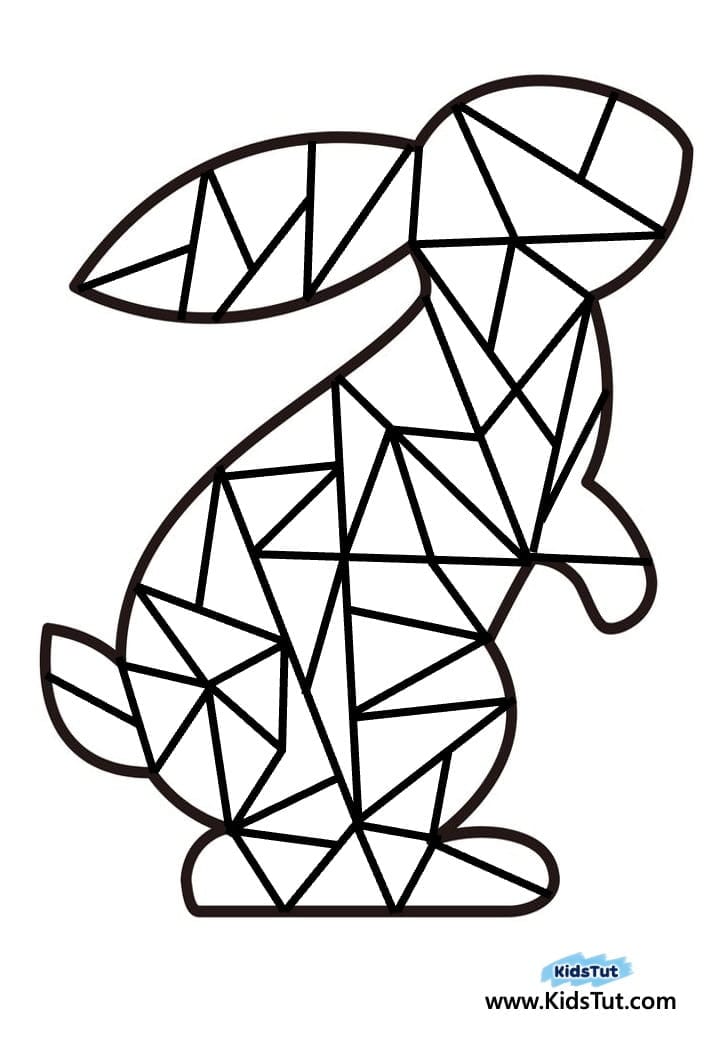 Fun and Easy Easter Bunny Coloring Craft for Kids