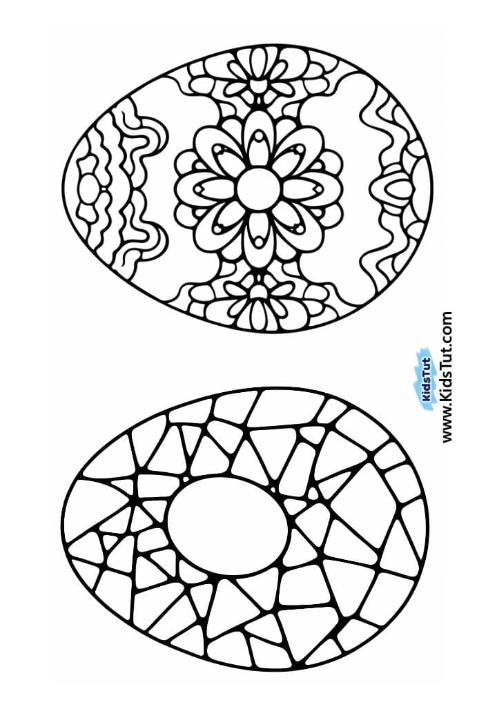 Bright DIY Easter Egg Window Decorations